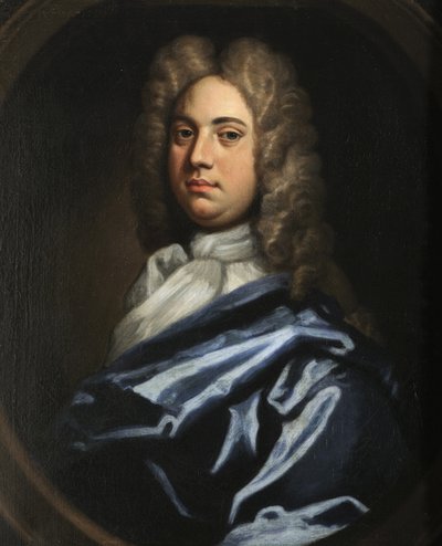 Porträt eines Gentlemans von Godfrey follower of Kneller