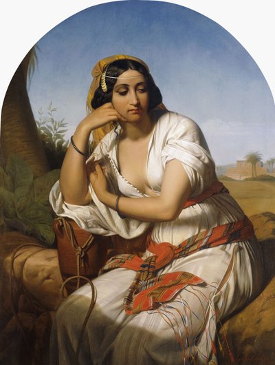 Eine Beduinenfrau, 1848 von Godfried Guffens