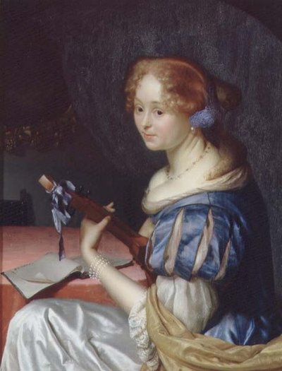 Der Lautenspieler von Godfried Schalcken