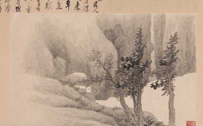 Landschaften mit Gedichten, 1688 von Gong Xian