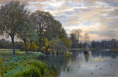 Der Fluss Great Ouse bei Sonnenuntergang von Gordon Fraser