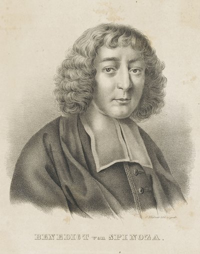 Porträt von Baruch Spinoza von Gottfried Küstner