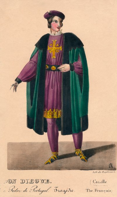 Don Diegue, um 1820er Jahre von Gottfried or Godefroy Engelmann