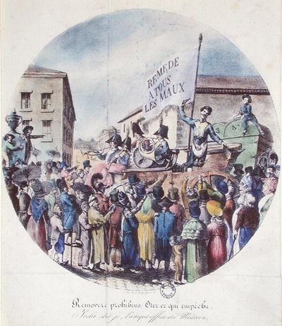 Der Scharlatan von Gottfried or Godefroy Engelmann