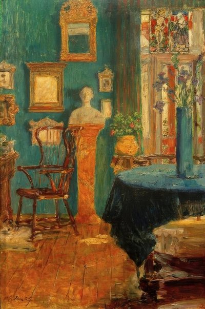 Das blaue Zimmer von Gotthardt Johann Kuehl