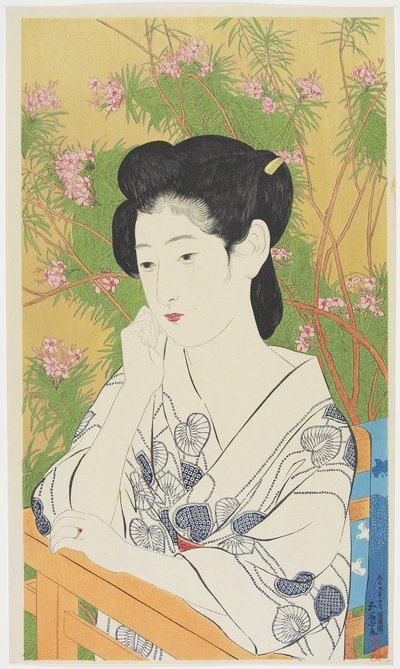 In einem Thermalbad, Juli 1920 von Goyo Hashiguchi