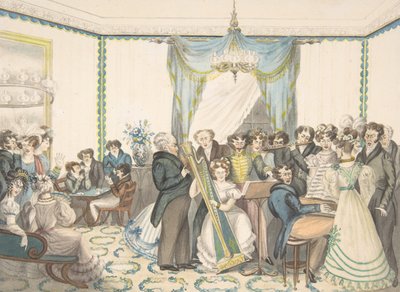 Ein Konzert, 1820-30 von Granddaughters of Dr. Samuel Parr.