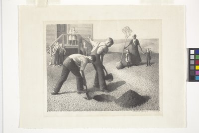 Baumpflanzgruppe von Grant Wood