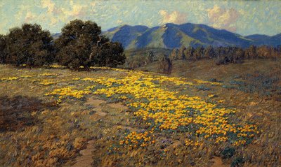 Kalifornische Mohnblumen von Granville Redmond