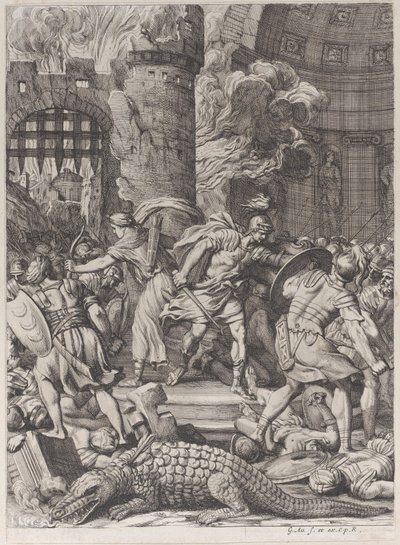 Die Einnahme von Alexandria, 1672-78 von Gérard Audran