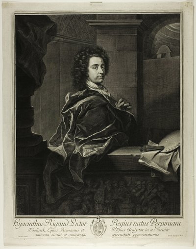 Hyacinthe Rigaud von Gérard Edelinck