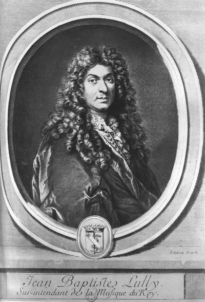 Jean-Baptiste Lully, florentinisch geborener französischer Komponist von Gérard Edelinck