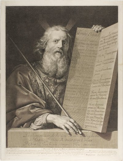 Moses von Gérard Edelinck