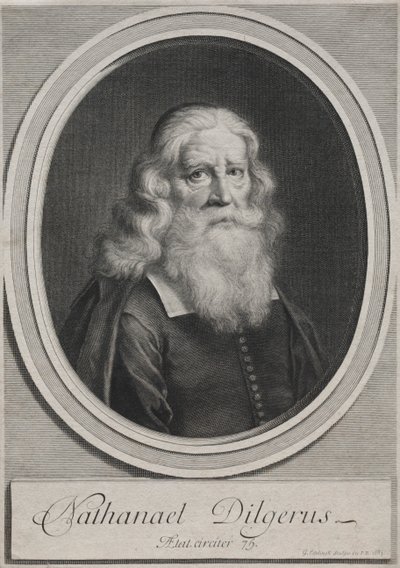 Nathanael Dilgerus, Pfarrer von Danzig von Gérard Edelinck