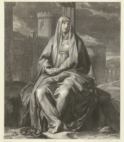 Trauernde Maria von Gérard Edelinck