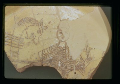 Digenis Akritas und Drache (Keramik) von Greek School