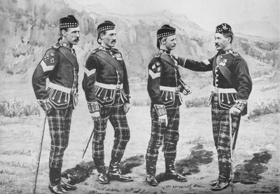 Sergeanten, Seaforth Highlanders, um 1880 von Gregory and Co