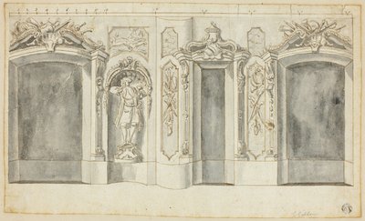 Wand mit Jagdmotiven von Grinling Gibbons