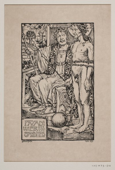 Christus vor Pilatus von Gudmund Hentze