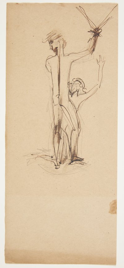 Entwurf für eine Statuettengruppe von Gudrun Traustedt