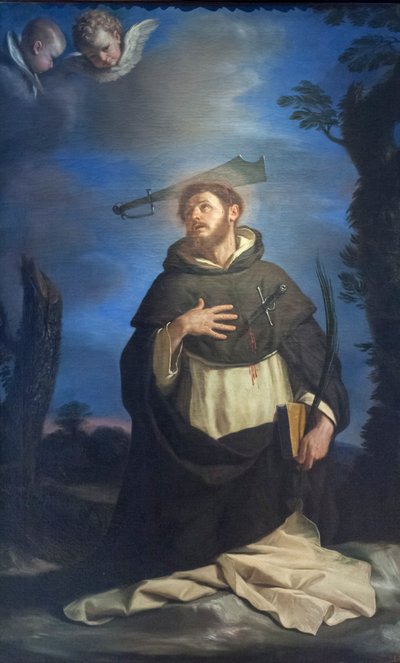 Der heilige Petrus von Verona von Guercino (1591 1666)