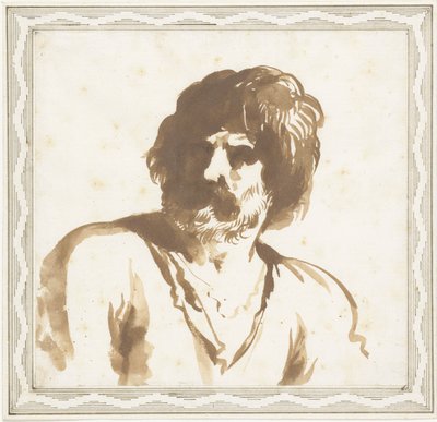 Büste eines Mannes von Guercino (attributed to)