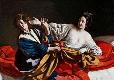 Joseph und Potiphars Frau, 1631 von Guercino