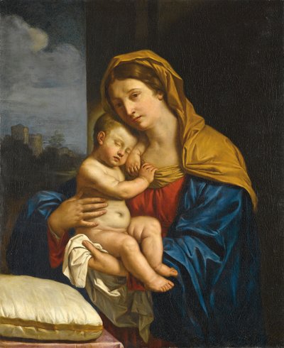 Madonna mit Kind von Guercino