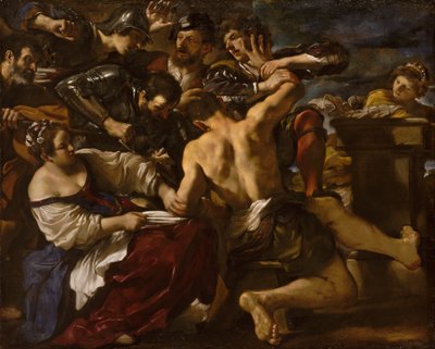 Simson wird von den Philistern gefangen genommen, 1619 von Guercino