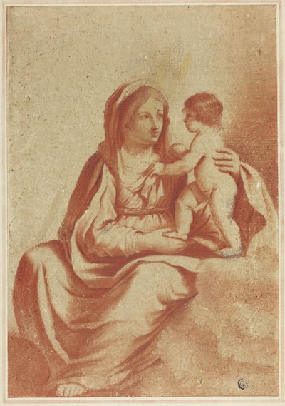 Jungfrau und Kind von Guercino