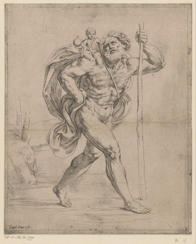 Der heilige Christophorus von Guido Reni