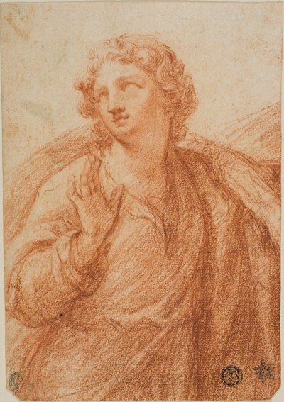 Halbfigur in Gewand von Guido Reni