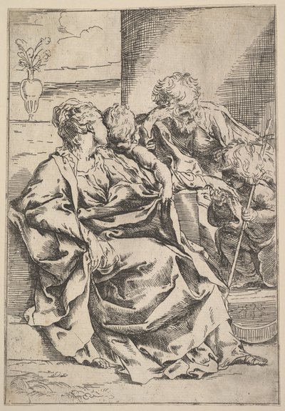 Die Heilige Familie, ca. 1595-1600 von Guido Reni
