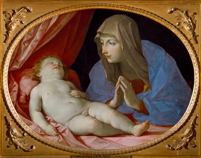 Jungfrau und schlafendes Kind von Guido Reni