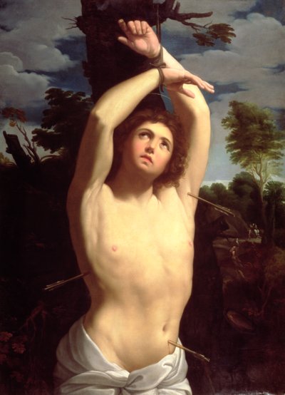 St. Sebastian von Guido after Reni