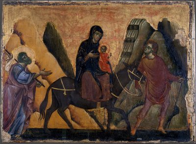 Die Flucht nach Ägypten, ca. 1280 von Guido da Siena