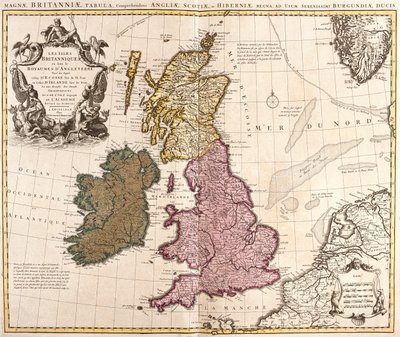 Großbritannien und Irland von Guillaume Delisle