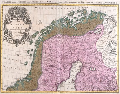Nordnorwegen, Schweden, Finnland von Guillaume Delisle