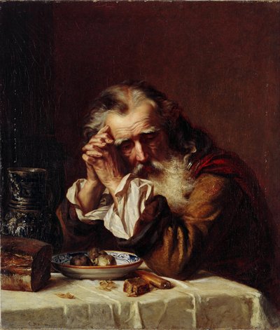 Kopf eines alten Mannes, 1872 von Gun