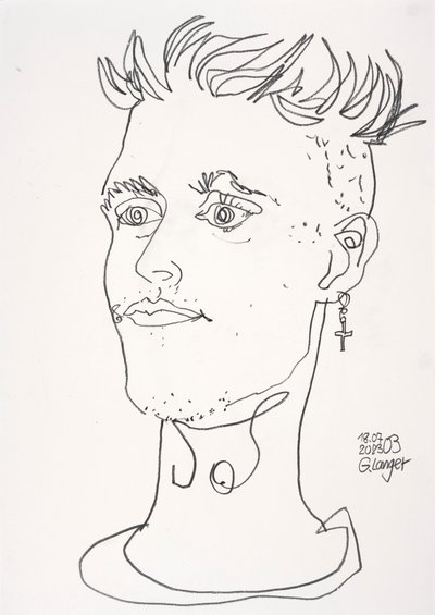 Stolzer Mann von Gunter Langer