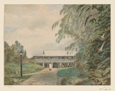 Kurort in Sindanglaja von Gustaaf Frederik Tydeman