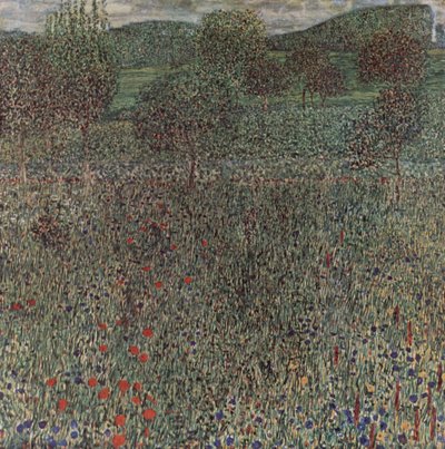 Blühendes Feld von Gustav Klimt