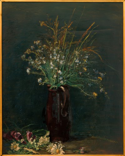 Vergissmeinnicht-Stillleben von Gustav Crecelius