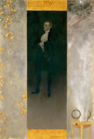 Schauspieler Josef Lewinsky als Carlos von Gustav Klimt