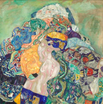 Baby (Wiege), 1917-18 von Gustav Klimt