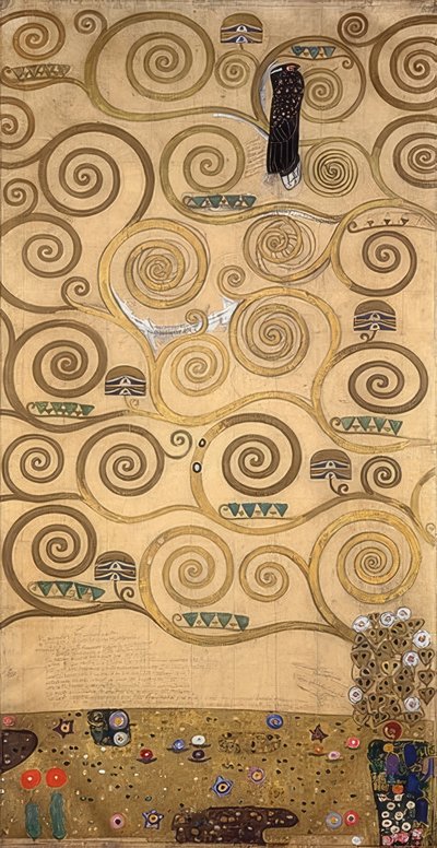 Entwurf für den Stocletfries (Detail) von Gustav Klimt