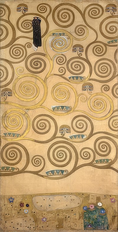 Entwurf für den Stocletfries (Detail) von Gustav Klimt