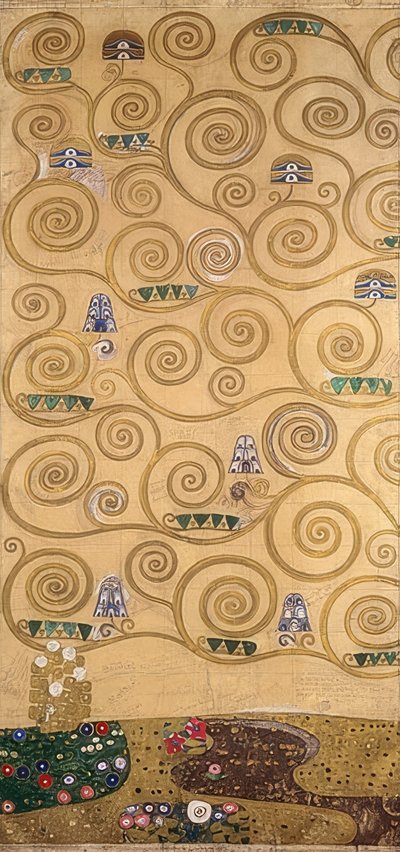 Entwurf für den Stocletfries (Detail) von Gustav Klimt