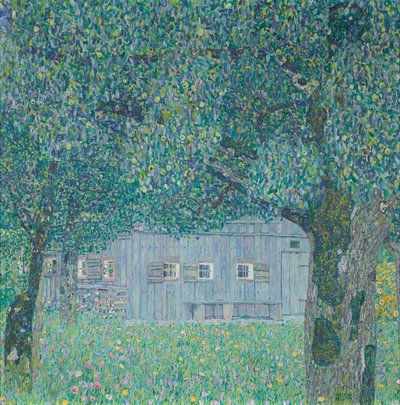 Bauernhaus in Oberösterreich von Gustav Klimt