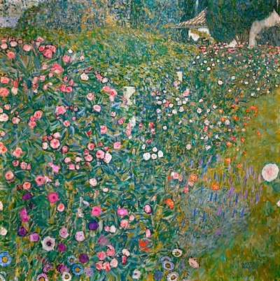 Italienische Gartenlandschaft, 1913 von Gustav Klimt